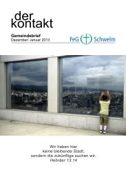 Gemeindebrief Ausgabe 06_12_Internetversion.indd - FeG Schwelm