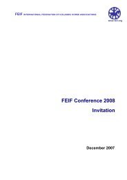 feif international federation of icelandic horse ... - FEIFFengur