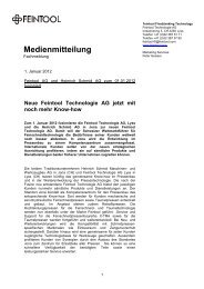 Fachmiteilung_Fusion FTL_Schmid_010112_de - Feintool