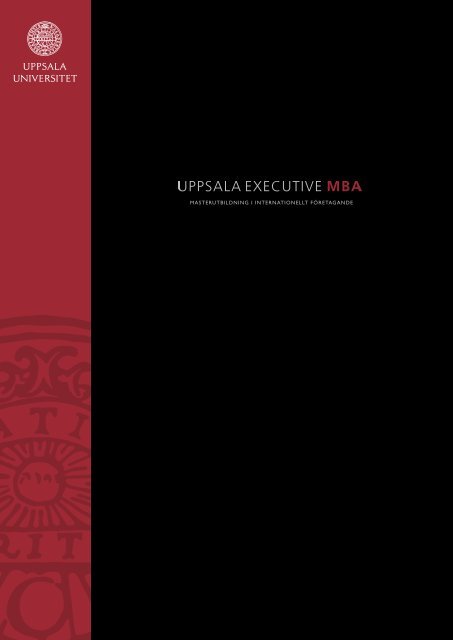 Vår broschyr (pdf) - Företagsekonomiska institutionen - Uppsala ...