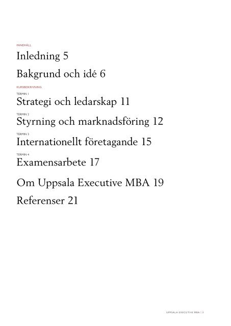 Vår broschyr (pdf) - Företagsekonomiska institutionen - Uppsala ...