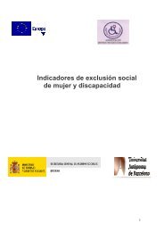 Indicadores de exclusión social de mujer y discapacidad - portal ...