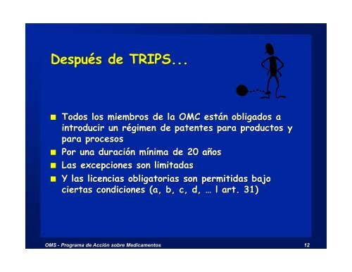 Medicamentos genéricos y el Acuerdo de los ADPIC ... - Femeba