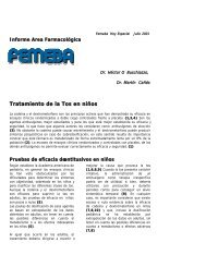 Tratamiento de la Tos en niños - Femeba