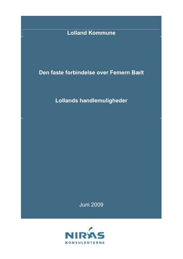 Lollands handlemuligheder - Femern Belt Development