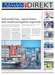 Fehmarnbelt Days - Femern Belt Development