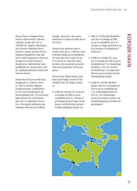 Servicehavne i Region Sjælland - Femern Belt Development