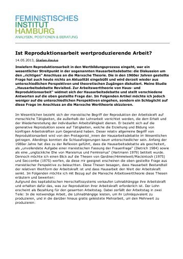 Artikel als PDF - Feministisches Institut Hamburg