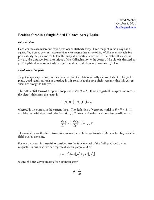 o - Finite Element Method Magnetics
