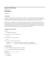 Analysis of a Woofer Motor David Meeker dmeeker@ieee.org 14 ...