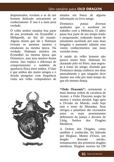 O Reino de Bruntoll - Old Dragon