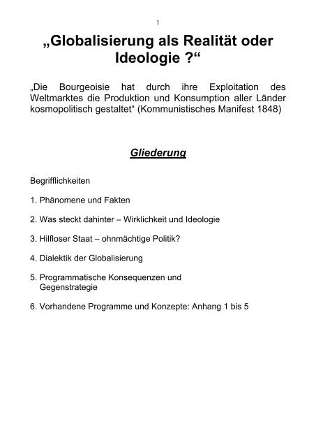 Gewerkschaften und globalisierung ein internationaler vergleich