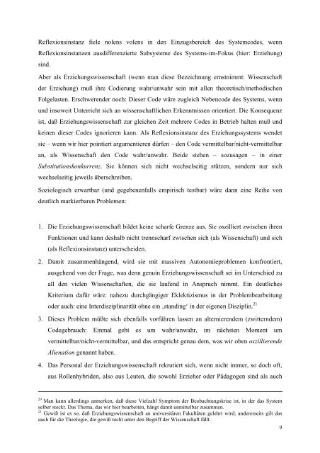 Fuchs/Die soziologische Beobachtung der Erziehungswissenschaft