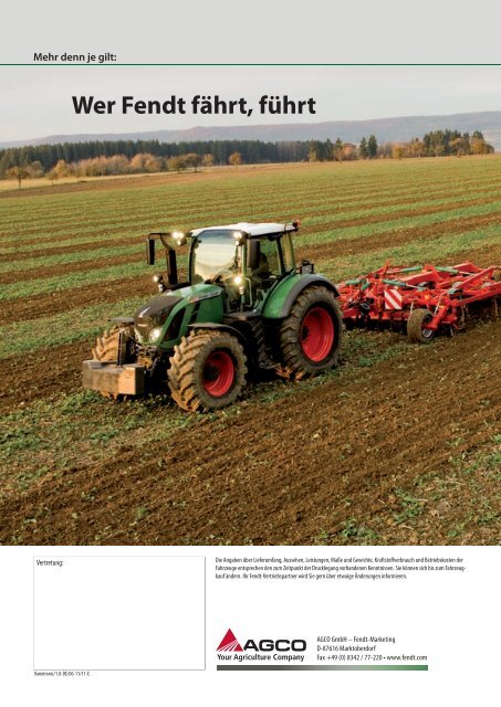 Fendt Variotronic - AGCO GmbH