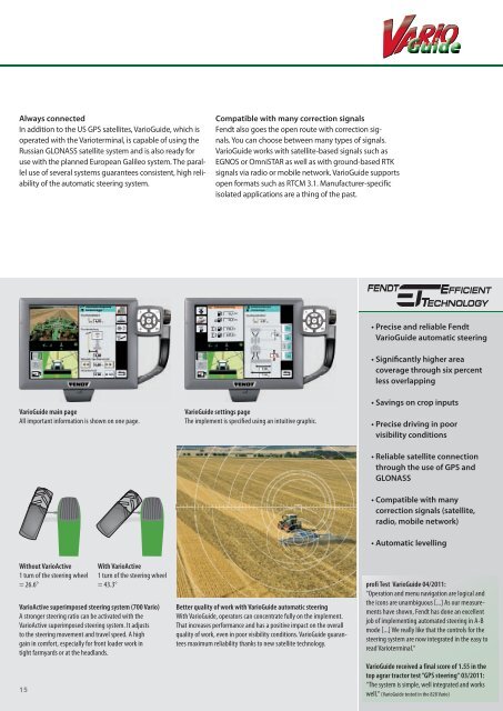 Fendt Variotronic - AGCO GmbH