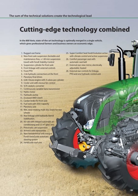 Fendt 800 Vario - L'entreprise agricole NIX JM