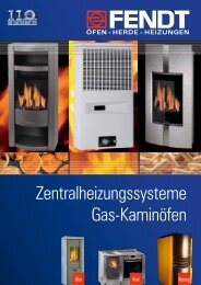 Zentralheizungssystem Gas-Kaminöfen - Eisen Fendt GmbH