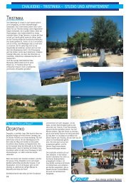 chalkidiki - tristinika - studio und appartement - Fener Reisen GmbH