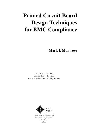 Printed Circuit Board Design Techniques for EMC Compliance