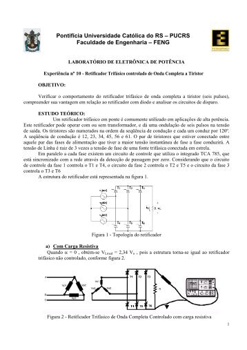 decima aula - Faculdade de Engenharia - pucrs