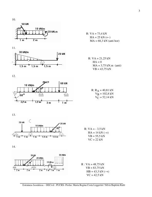 1 ESTRUTURAS ISOSTÁTICAS - Faculdade de Engenharia - pucrs