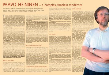 PAAVO HEININEN – a complex, timeless ... - Fennica Gehrman