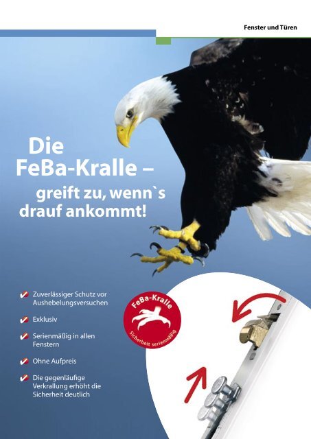 Die FeBa-Kralle - Fenster