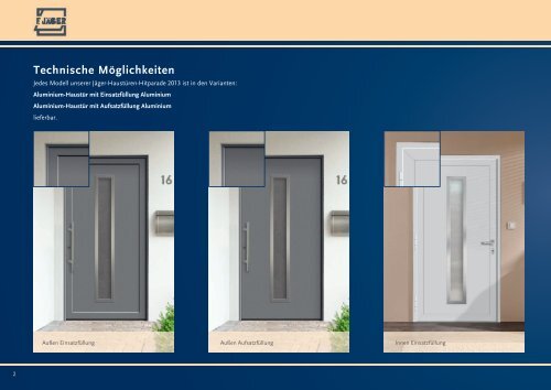 Türen-Hitparade - F.Jäger Fenster-und Türenwerk