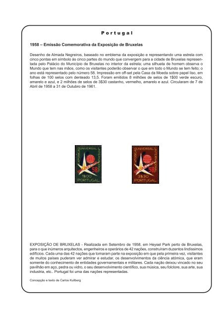 Selos de Portugal - Álbum III - FEP - Universidade do Porto