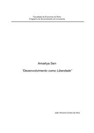 Amartya Sen “Desenvolvimento como Liberdade” - FEP