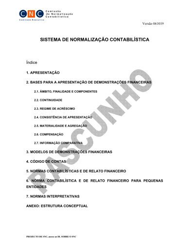 Estrutura conceptual do SNC - FEP