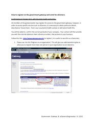 How to register on the government gateway and enrol for ... - Defra