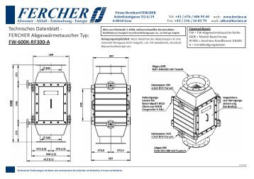 Abgas - FERCHER | Abwasser