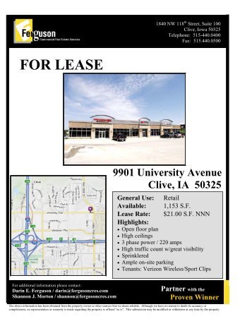 For Sale or Lease