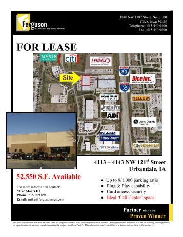 4143 NW 121st Street - Ferguson Commercial Real Estate Services