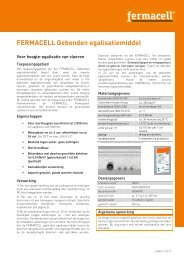 fermacell gebonden egalisatiemiddel (NL) - Fermacell.be