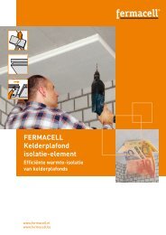 FERMACELL Kelderplafond isolatie-element - Fermacell.be