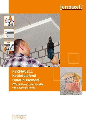 FERMACELL Kelderplafond isolatie-element - Fermacell.be
