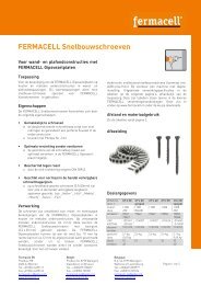 FERMACELL Snelbouwschroeven - Fermacell.be