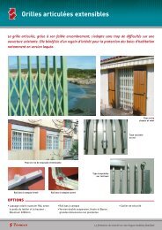 Grilles articulées extensibles - Fermeco