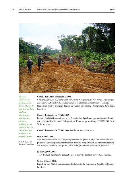 Gouvernance forestière en République démocratique du Congo - Fern