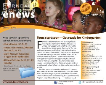 October 12, 2012 - Ferndale Public Schools