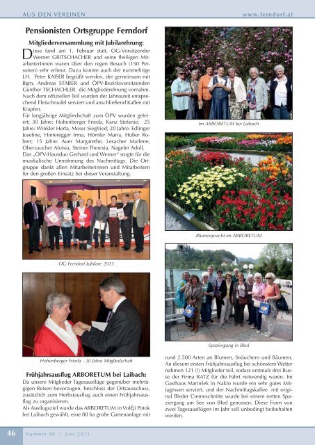 Sommer 2013 - Gemeinde Ferndorf