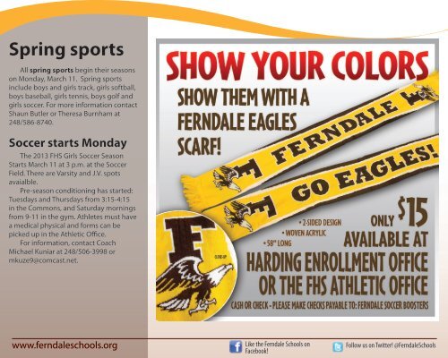 March 8, 2013 - Ferndale Public Schools