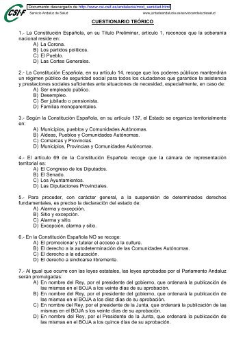 Examen celadores SAS 2.008 - Fernocas