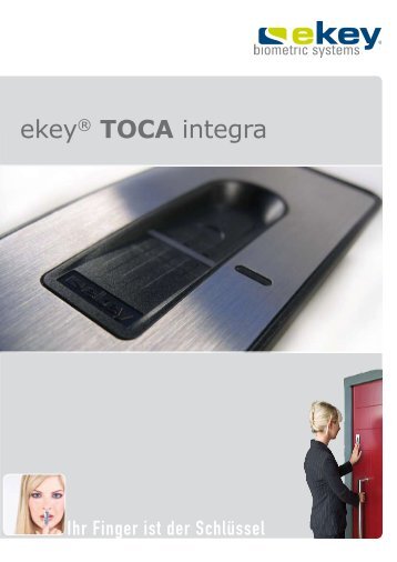 ekey® TOCA integra - alu-one Metallbaupartner GmbH