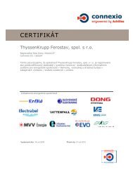 CERTIFIKÁT - Ferostav