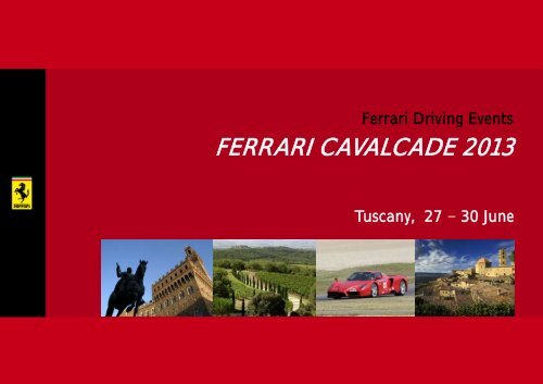 Ferrari Cavalcade 2013