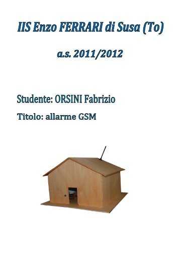 tesina Orsini e Surace 2012 GSM - "Enzo Ferrari" di Susa