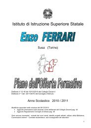 collegamento al POF anno scolastico 2010/2011 ... - “Ferrari” di Susa